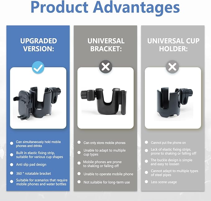 Mic Stand Cup Phone Holder 2-in-1 Beverage Device Accessory for Dance Studios Bands Symphonies Opera Rehearsals Stage Performances Music Stands Drum Racks All Stand Types - Image 6