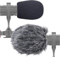 SUNMON Furry Windscreen Muff, Mic Pop Filter/Foam Wind Cover fits Rode VideoMicro Videomic Me-L Shotgun Microphone (2 PACK) by sunmon