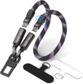 Hand Wrist Strap Lanyard Built in USB-C Fast Charging Cable Reflective Nylon Braid Anti Theft Phone Camera Strap Travel Photographers Rope for Phone DSLR DJI, Rotatable Metal Buckles (0.9FT) by SIKAICASE
