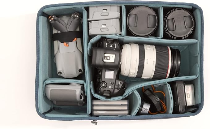 Shimoda Core Unit Large DSLR v3 Modular Camera Insert With Side Access Integration, Fits Pro Mirrorless And Gripped DSLR Bodies Up To 6.7 in. (17cm) Tall, Telephoto Lens Ready Storage, EVA Dividers - Image 2
