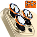 TOCOL for iPhone 14 Pro Max Camera Lens Protector/iPhone 14 Pro Camera Lens Protector Tempered Glass HD Individual Scratch Resistant Cover Accessories Case Friendly 2 Pack（Orange） by TOCOL