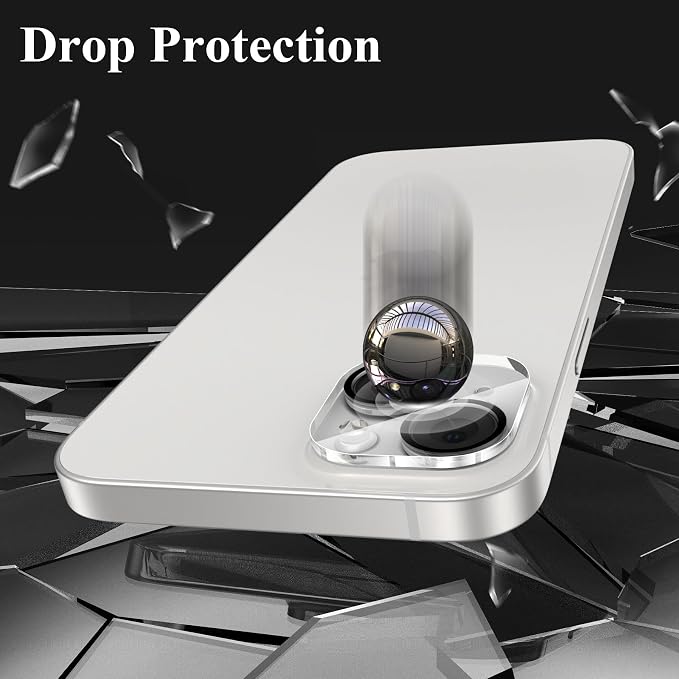 YWXTW [5 Pack Designed for iPhone 13 Camera Lens Protector, for iPhone 13 Mini Camera Lens Protector, Night Shooting Mode, Anti Scratch HD Clear 9H Hardness Tempered Glass - Image 3