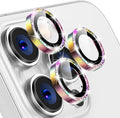 Tensea Camera Lens Protector for iPhone 16 Pro Max/16 Pro/15 Pro Max/15 Pro | Metal Aluminum Alloy Tempered Glass Cover Bling Camera Screen Protector Accessories, Case Friendly by Tensea