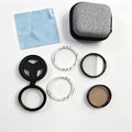 Magnetic CPL Phone Camera Filter Kit, Quick Mount Polarizing Filter, Anti Glare & Color Enhancing Lens Filter for iPhone Mobile Photography, Portable Outdoor Shooting Filter by Odetina
