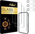 Ailun Screen Protector + Camera Lens Protector for iPhone Air, 3+3 Pack | 6.5 Inch, Installation Frame, Dynamic Island Compatible, Case Friendly by Ailun