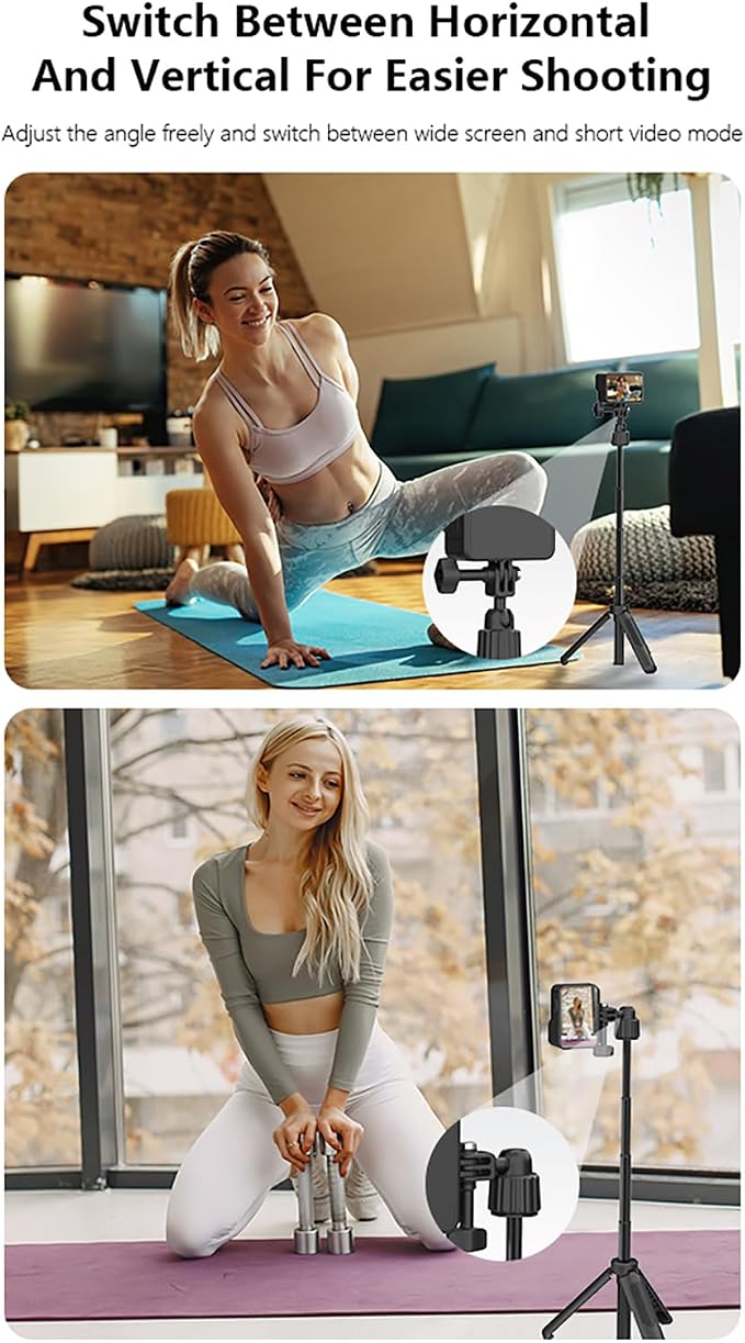 40cm/15.75" Selfie Stick Tripod Stand for GoPro Insta360, Mini Extension Rod Handle Grip for DJI Osmo 360 Nano, Action 6 5 Pro 4 3, Pocket 4 3, Ace Pro2, Go Ultra, Go 3S, X5 X4 X3 Accessories - Image 3