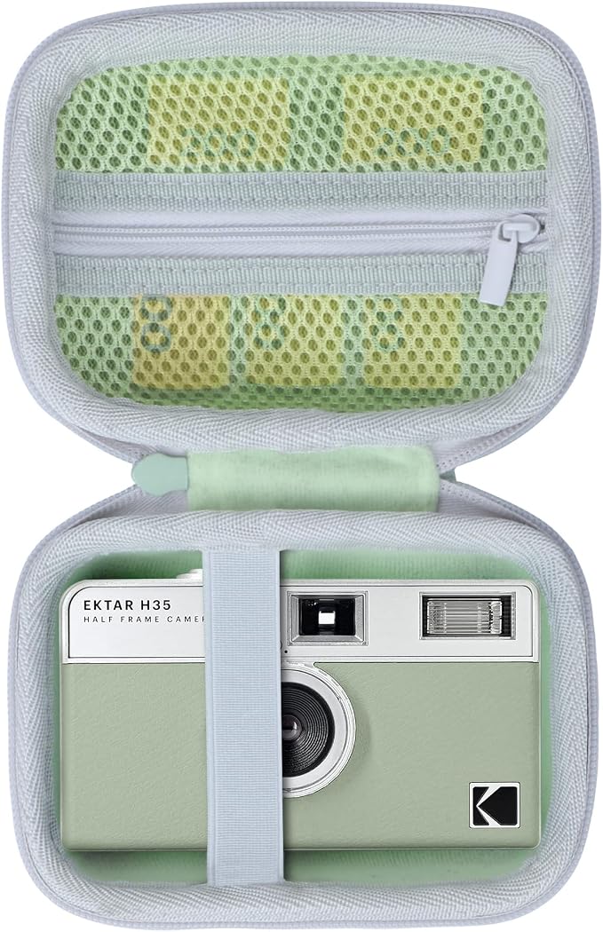 Lebakort Storage Case Compatible with KODAK EKTAR H35 / H35N / Ultra F9 / M35 / M38 Half Frame Film Camera (Sage Case) by Lebakort