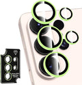 for Samsung Galaxy S26 Ultra Camera Lens Protector, Individual Metal Ring Tempered Glass Lens Cover, [Strong Adsorption] Scratch Resistant Ultra-Thin HD Clear Lens Cover, 1 Set-Yellow Shine by Btscase
