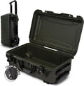NANUK 935 Hard Case Empty - Waterproof with Wheels, 22"x14"x9" - Dustproof and Impact Resistant, Carry-On Approved for Most Airline - Olive by NANUK