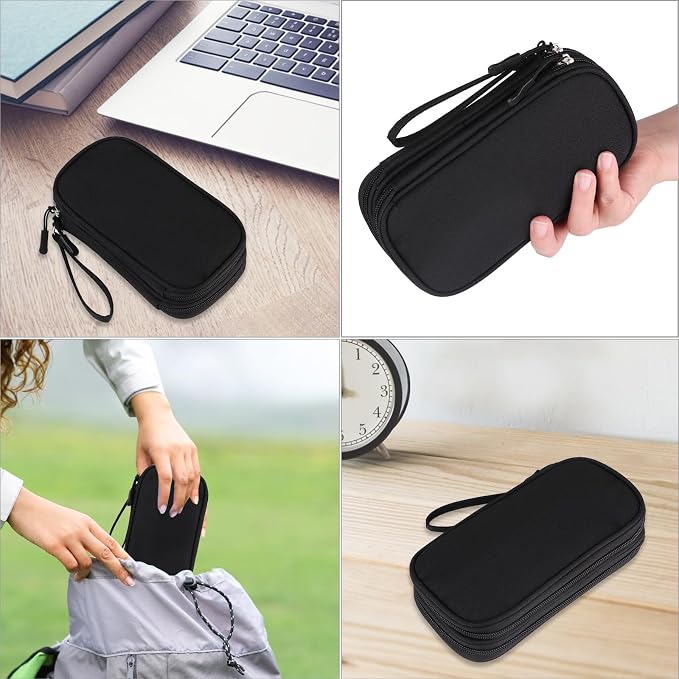 JIAKAI Travel Cable Organizer - Electronics Accessories Bag-Black - Image 7