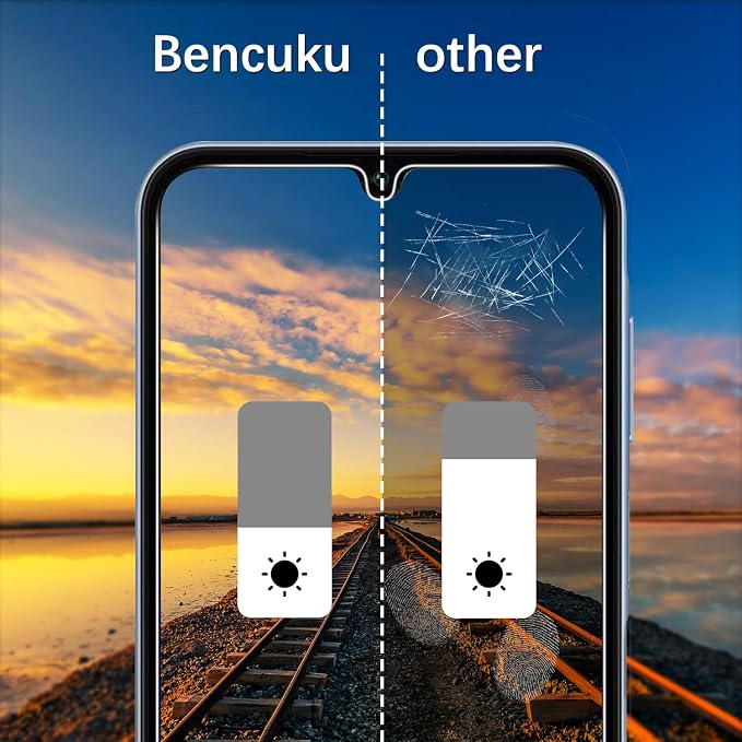 2+2 Pack Privacy Screen Protector for Samsung Galaxy A17 5G | Anti Spy Tempered Glass, with Camera Lens Protector, Anti Scratch, Bubble Free - Image 4