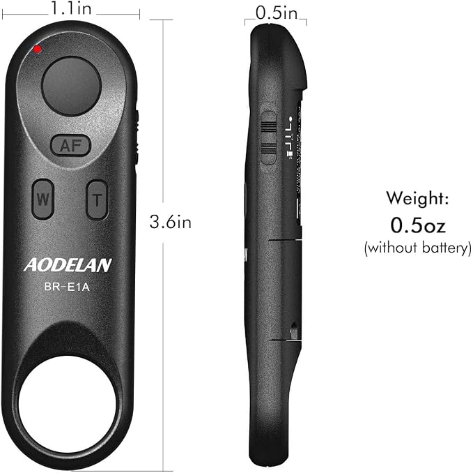 Camera Remote Control for Canon EOS RP, EOS R, R5, R6, M50, M50 II | 6D Mark II, 77D, 850D, 800D, 200D, 250D, EOS Rebel SL2, Rebel T7i, T8i, 90D, EOS M6 Mark II, SX70 HS; Replaces Canon BR-E1 - Image 9