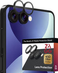 ZAGG Glass Elite Samsung Galaxy Z Flip8 Camera Lens Protector | Anti-Reflective, 5X Stronger Impact & Scratch Resistant Aluminosilicate Glass - Easy Installation, Smudge-Free Surface by ZAGG