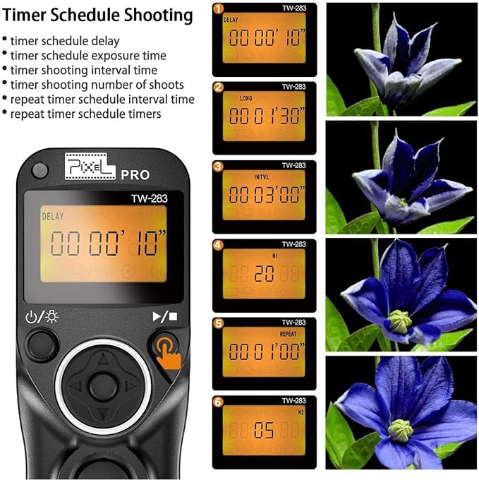 Camera Remote Control TW-283C2 Wireless Remote Shutter Release for Sony A7C2 A6700 A7M5 ZV-E1 ZV-E10II - Image 6