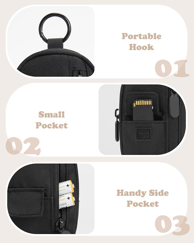 Soft Camera Case for Digital Camera KODAK PIXPRO FZ55/ FZ45/CAMKORY DC403 | Travel Camera Pouch, Carry Case Bag Cute Small - Image 6