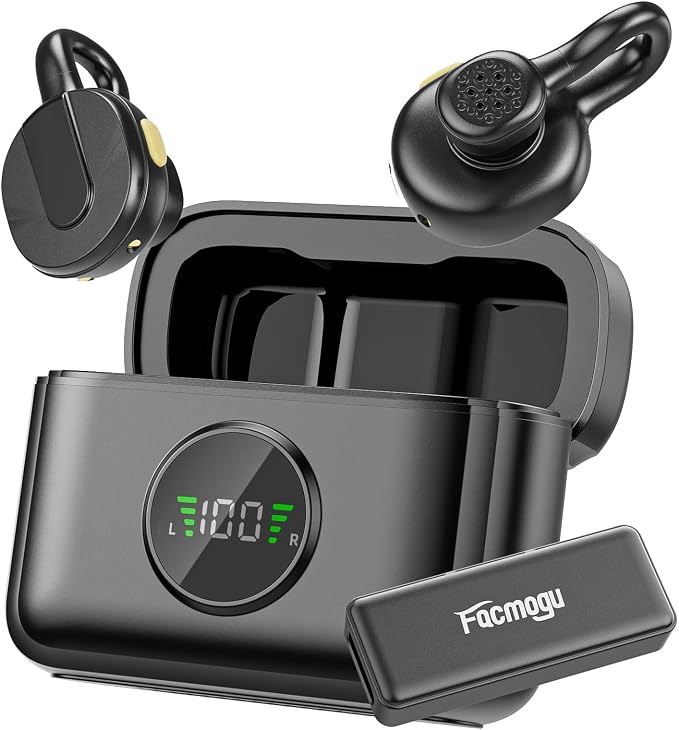 Q28 Mini Hidden Wireless Lavalier Microphone, Noise Cancelling/Mute/Reverb, Compact Clip on Microphone Wireless for Android & iPhone15/16/17(USB-C Plug), Charging Case, Video Recording Lapel Mini Mic - Image 9