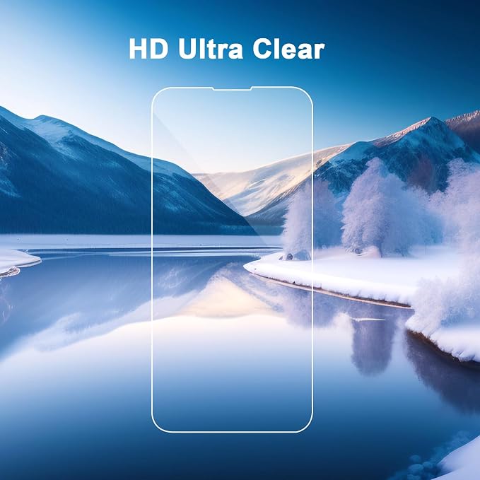 SIBEITU 3+3 Pack Screen Protector + Camera Lens Protector for iPhone 14 | 6.1 Inch HD 9H Hardness Tempered Glass Film, Scratch Resistant, Sensor Protection, Case Friendly, High Response, Bubble Free - Image 4