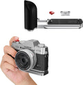 JJC Hand Grip & Shutter Button Shoe Cover for Fuji X-T30 III II XT30 X-T20 | Anti-Slip Pads, 1/4''-20 Tripod Hole & Arca Swiss Quick Release Plate, Built-in SD Card Holder, No Effect on Camera Use by JJC