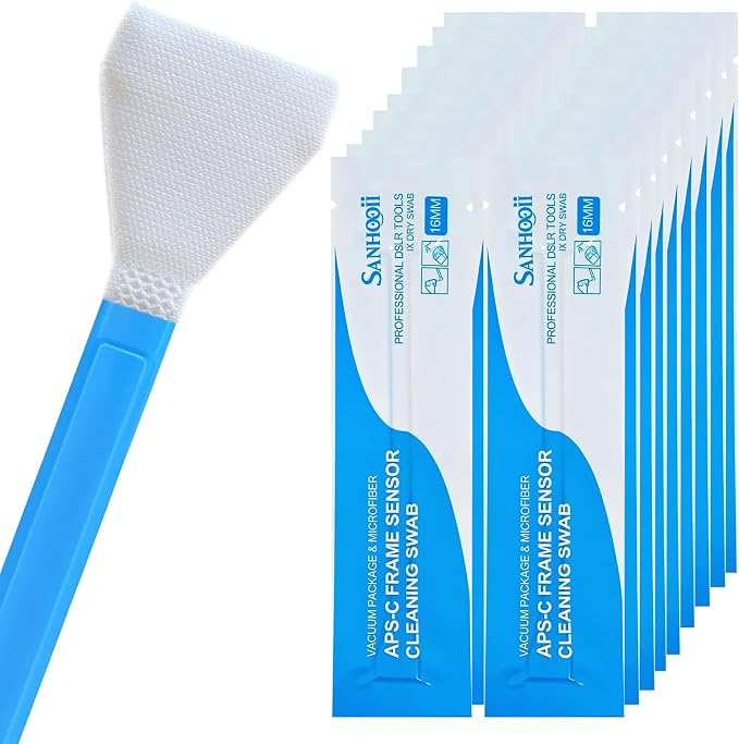 Dry APS-C Sensor Cleaning Swabs (CCD/CMOS), 20pcs 16mm DSLR or SLR Mirrorless Digital Camera Cleaning kit (No senrsor Cleaning Solution) | Vacuum-Sealed Dry Swabs for CCD/CMOS SLR Mirrorless & Digital Cameras, DSLR Camerra Cleaning Swab, Reduce dust po... - Image 9