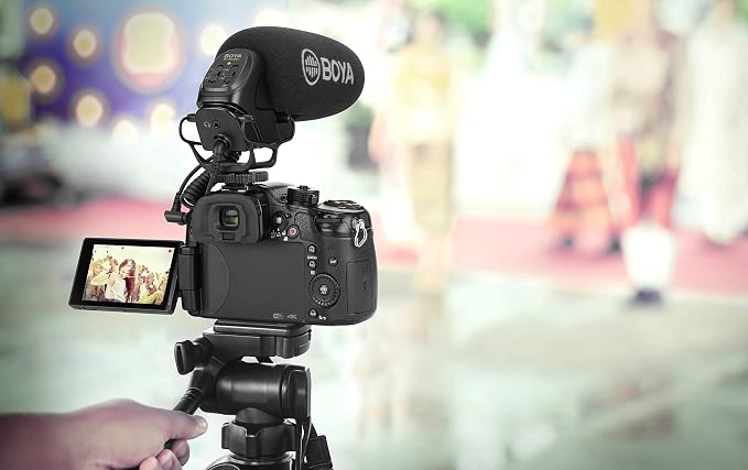 Boya BY-BM3031 – Supercardioid Condenser Microphone That Delivers Sound for DSLRs, camcorders, Audio recorders and More, Black - Image 7