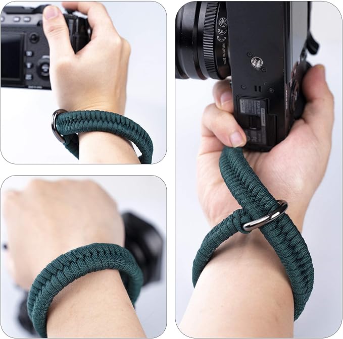 Camera Wrist Strap - DSLR Mirrorless Camera Quick Release Camera Hand Strap | with Safer Connector (Turquoise) - Image 6