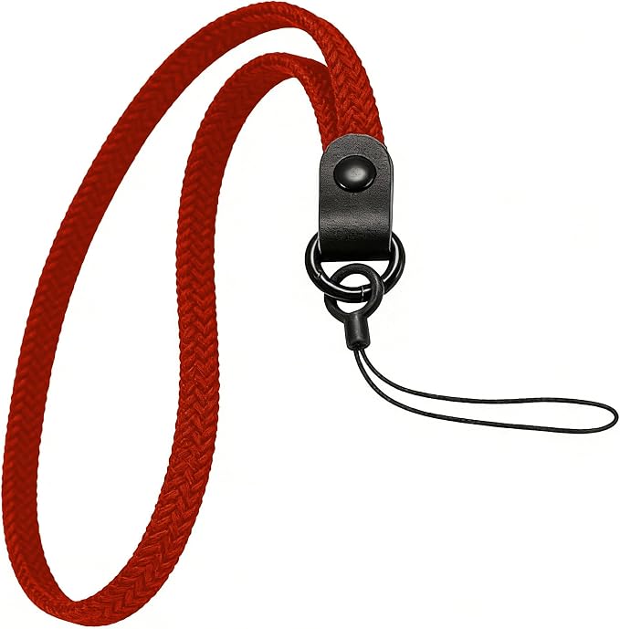 Elastic Nylon Wrist Lanyard for AirPods Case, Anti-Lost Strap for AirPods 1/2/3/Pro/Pro 2 Charging Case, Multi-Functional Wrist Strap for Phones Keys Cameras Small Gadgets, Red by YANTHKEY
