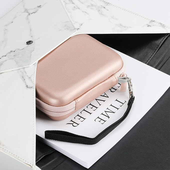 ProCase External Hard Drive Travel Case for 2.5" HDD/SSD -Rosegold | Fits Seagate Portable, Samsung T9, WD Elements, My Passport, Toshiba Canvio Basics, 1TB-5TB Drives, USB 3.0 HDD/SSD Storage - Image 7