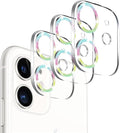 3 Pack Dengduoduo Camera Lens Protector for iPhone 11 & iPhone 12 Mini,Glitter Bling Sparkle Ultra HD, Tempered Glass, 9H Hardness, Anti-Scratch, Case Friendly, Easy to Install [No Affect on Night Shots] by Dengduoduo