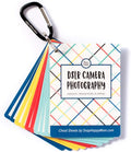 DSLR Cheat Sheet Cards for Canon, Nikon and Sony Cameras - Plastic Quick Reference Photography Cards | Camera Settings, Exposure & Manual Mode (Bright) by Snap+Happy+Mom