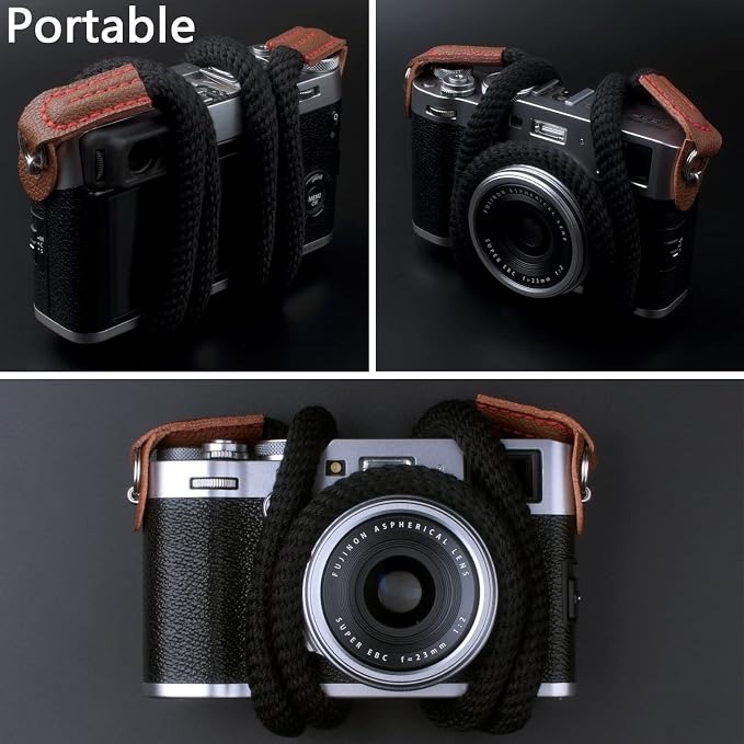 VKO Camera Strap,Soft Rope Camera Neck Strap, Shoulder Strap for DSLR SLR Mirrorless Camera with Round Hole Interface 100cm - Image 7