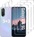 [3+3 Pack] Galaxy A36 5G Screen Protector + Camera Lens Protector, 9H Tempered Glass, Anti Scratch, Easy Installation, Bubble Free, HD Screen Protector for Samsung Galaxy A36 5G by Gliansen