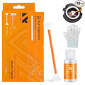 K&F CONCEPT Double-Tipped APS-C Sensor Cleaning Kit with Sensor Cleaner | 16mm Sensor SwabsX10,New Dual-Head Design, Vacuum Sealed,20ML Gentle Cleaner,Precision Cleaning,for Nikon Canon Clean,MC04 by KFCONCEPT