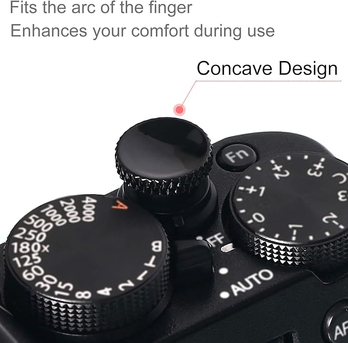 Soft Shutter Release Button(3 Pcs Black),Pure Copper Camera Shutter Button - Image 2