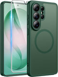 FNTCASE for Samsung Galaxy S26 Ultra Case, Compatible with Magsafe Green | Screen Protector, Full Camera Protection, Translucent Matte, 14FT Military Grade Drop Proof, Protective Phone Cover by FNTCASE