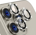 Tensea Camera Lens Protector for iPhone 16 Pro Max/16 Pro/15 Pro Max/15 Pro | Metal Aluminum Alloy Tempered Glass Cover Bling Camera Screen Protector Accessories, Case Friendly by Tensea