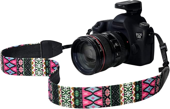 1 X 70CM DSLR Camera Strap Neck Shoulder Strap Belt Color Pinstripe Suitable for CANON EOS Rebel T5i T4i T3i T3 T2i T1i XT XTi XSi SL1 DSLR Cameras - Image 2