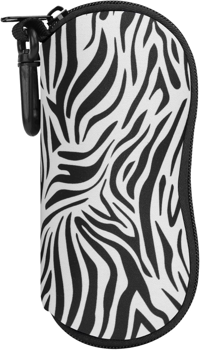 MoKo Sunglasses Soft Case Ultra Light Neoprene Zipper Eyeglass Case for Men Women by MoKo