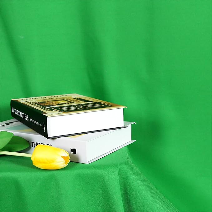 TRLYC Green Photography Backdrops 7x10 FT Seamless Background for Studio | Green Backdrop for Photoshoot Video Backgrounds Screen Party Wrinkle-free Polyester Non-Glare Rod Pocket Easy Setup - Image 5