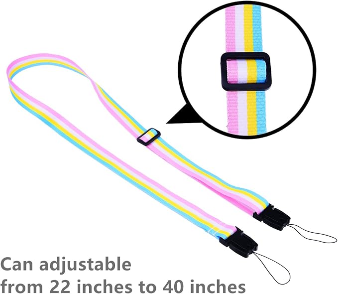 Sunmns Camera Neck Shoulder Strap for Instax Mini 13 Camera | Compatible with Fujifilm Mini 12 11 9 8 90 41 Instant Film Camera, Rainbow - Image 4