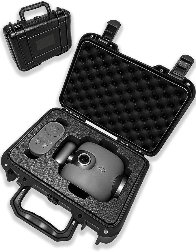 Portable Shockproof Hard Carrying Case Compatible with XbotGo Chameleon Camera, Shockproof & Dustproof, Secure Lock & Ventilation System, Durable PP Plastic with EVA Liner, for Storage & Travel by COILACE