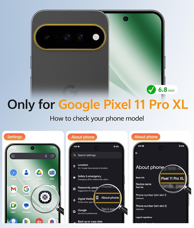 FNTCASE for Google Pixel 11 Pro XL Case, Fit for Magsafe, Screen Protector | Translucent Matte Magnetic Back, 14FT Military Grade Drop Protection, Shockproof Protective Phone Cover, Green - Image 2