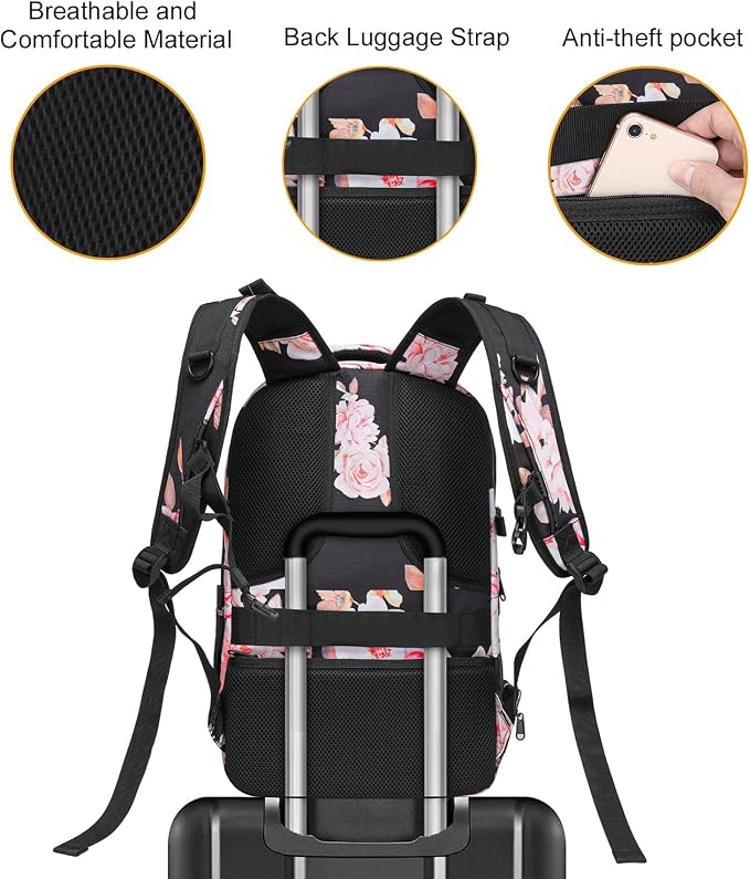 MOSISO Camera Backpack, DSLR/SLR/Mirrorless Photography Camera Bag, Black | Peony Waterproof Hardshell Case with Tripod Holder & Laptop Compartment Compatible with Canon/Nikon/Sony/DJI Mavic Drone - Image 4