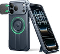 Dexnor for iPhone 17 Pro Max Case, [Built-in Flip Camera Cover & Camera Control Cover & Kickstand], Compatible with MagSafe, Heavy-Duty Rugged Shockproof Magnetic Phone Cover, 6.9 inch Navy Blue by Dexnor
