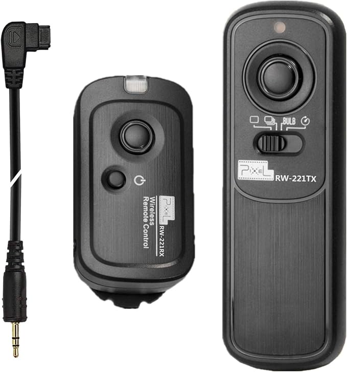 Pixel 2.4GHz Wireless Remote Control S1 Remote Shutter Release for Sony | Shutters for Sony RM-L1AM A300 A350 A400 A450 A500 A550 A560 A580 A700 A850 A900 A35 A37 A55 A57 A65 A67 A77M2 A99 A99M2 by Pixel