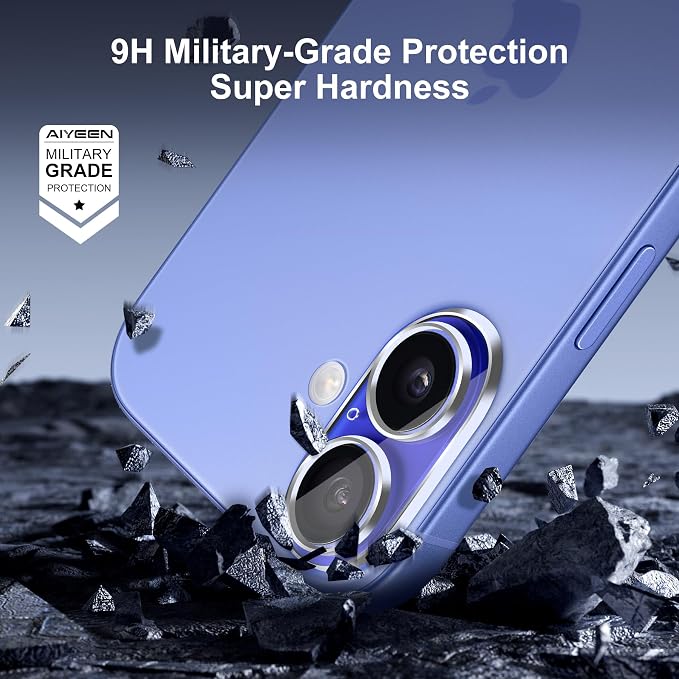 Camera Lens Protector (3 Pack) Compatible with iPhone 17 6.3" Camera Lens Cover Protection, 9H Tempered Glass, HD Clear Anti-Scratch, Case Friendly [Does Not Affect Night Shots] - Image 3