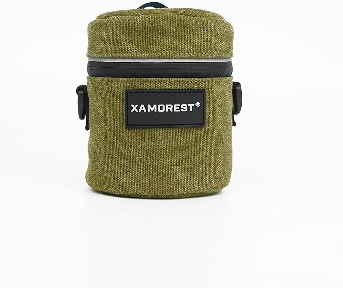 Camera Lens Case Lens Bag Compatible (3.15" x 3.74"(Canvas, Green)) - Image 3