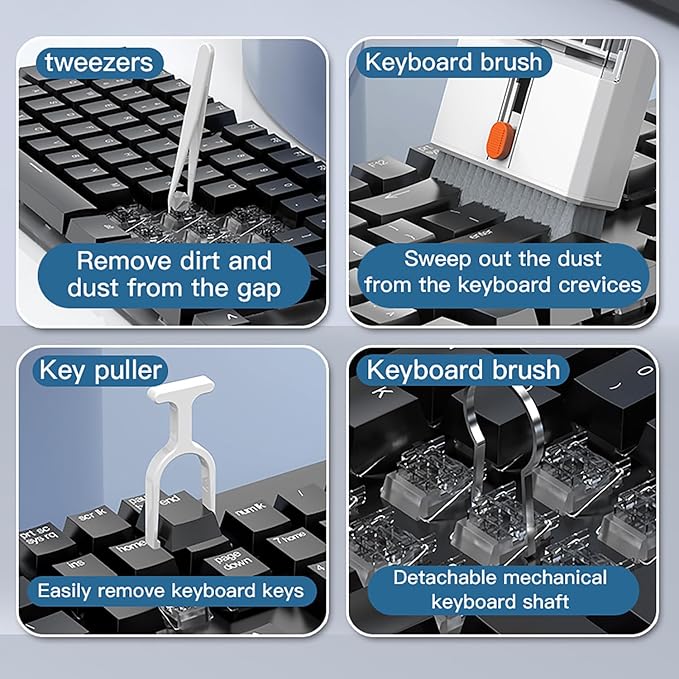 22 in 1 Precision Cleaning Kit – Professional Electronic Cleaning kit Cleaning Tools for Phone, airPods Headset, Keyboards, Cameras, Laptop & More - Image 6