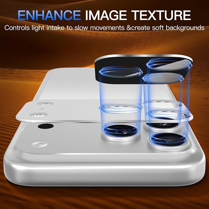 Suoman ND/UV Filter for iPhone 17 Pro Camera Lens Protector - Filter Kit | with ND/CPL/UV/Black Soft Filter Kit,Strong Adsorption,Tempered Glass Lens Film,All-in-one Metal Camera Cover - Image 5