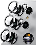 2 Set for Samsung Galaxy S25 Ultra 5G 2025 Camera Lens Protector, Samsung S 25 Ultra 9H Tempered Glass Camera Protector, Ultra HD, Anti Scratch, Silver by Unknown