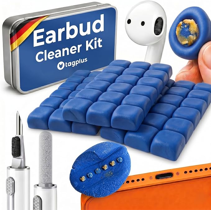 for Airpod Cleaner Kit + Pro Cleaning Tool - Compatible for Earbud Cleaning kit for iPhone Cleaning Kit for iPhone Cleaner Kit for Airpods Cleaning Kit Cleaning Clay Phone Cleaning Kit by tagplus